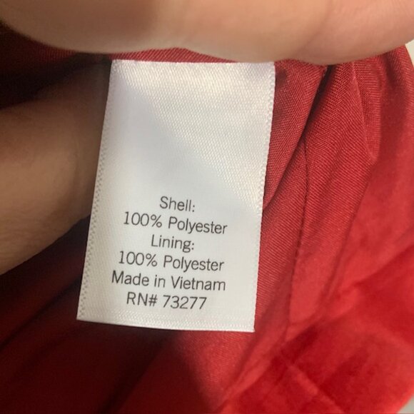 LC Holiday Party Red Velvet New Years Runway Inspired Blazer Jacket - Size XL - Picture 5 of 10